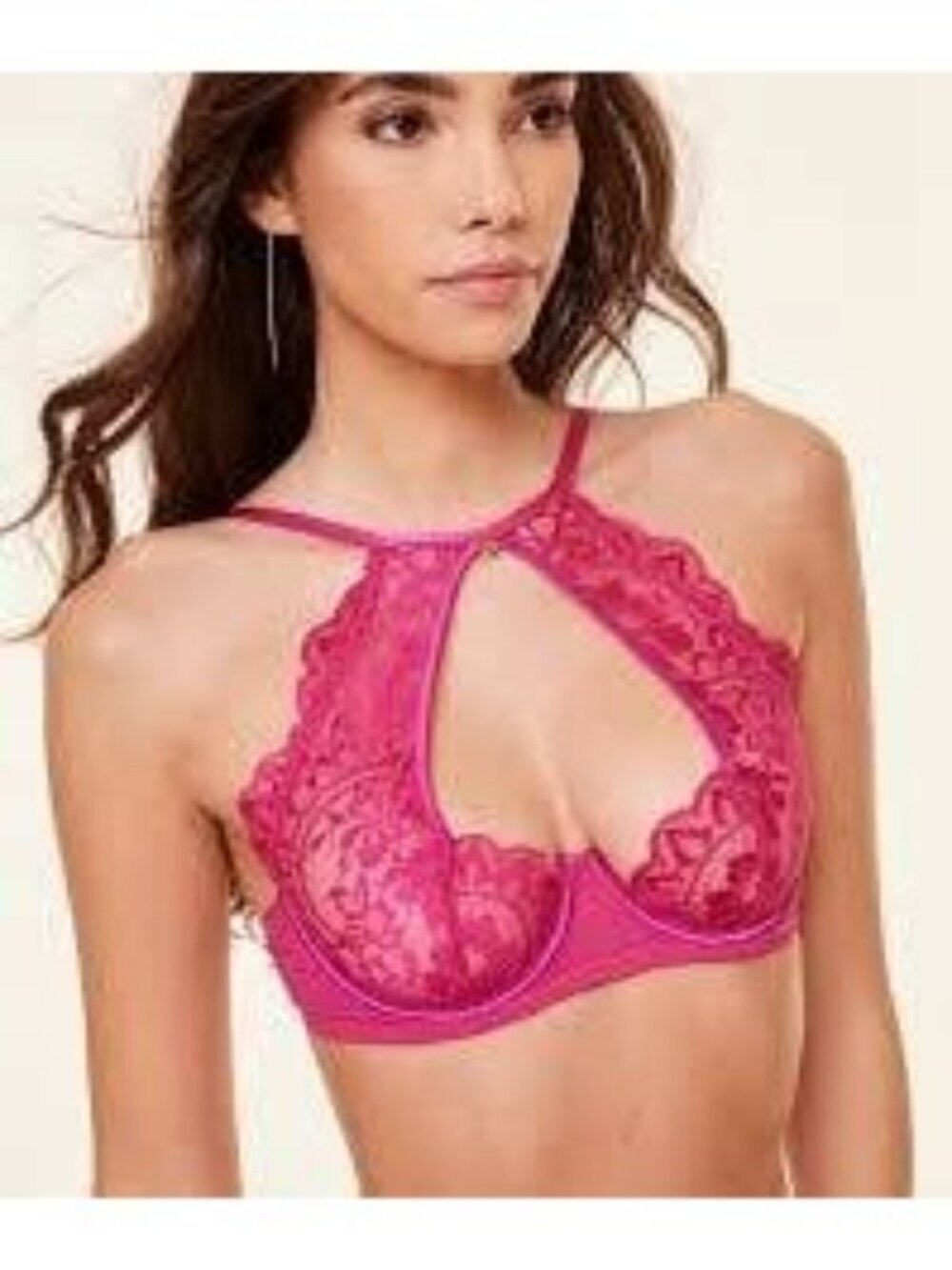 Adore Me Lingerie Talulah Unlined Bra Lace Sexy Sheer 32C